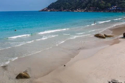 Sea on the sand Stock-Fotos