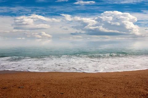 Sea sandy beach Stock-Fotos