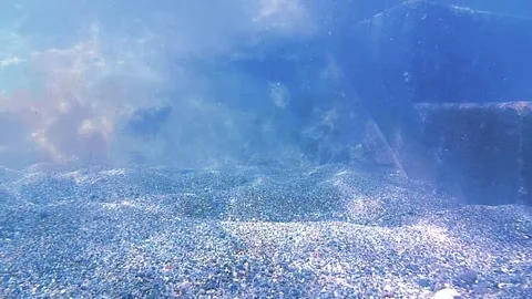 Sea, seabed, sand, sunlight. Stock-Footage 342275490
