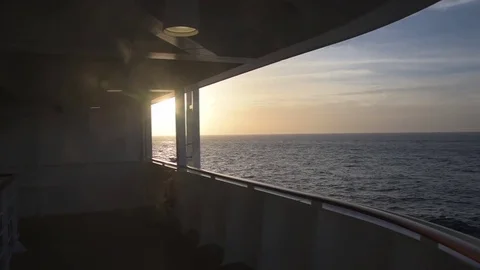 The sea seen from the ship Stock Footage 72156670