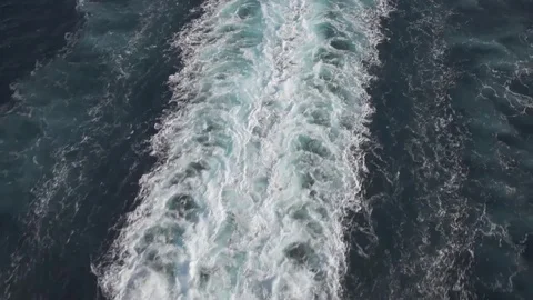 The sea seen from the ship Stock Footage 72175149