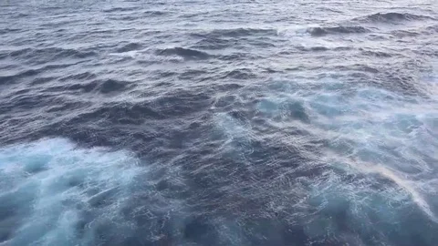 The sea seen from the ship Stock Footage 72177037