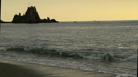 Sea Sestri Levante Video stock 32374006