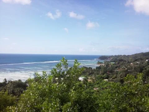 Sea, Seychelles Foto stock