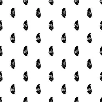 Sea shell icon, simple style Stock Illustration
