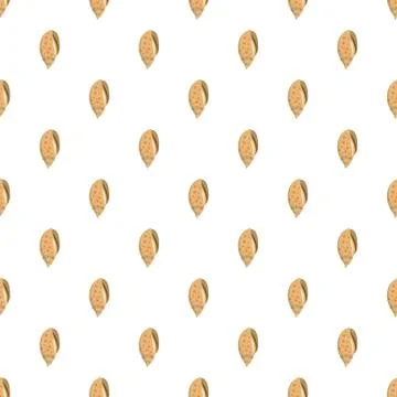 Sea shell pattern seamless vector イラスト素材