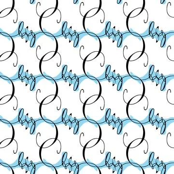 Sea shells doodles Illustrazione stock