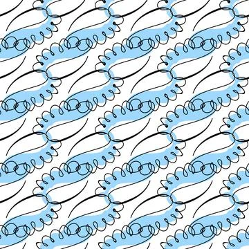 Sea shells doodles 스톡 일러스트