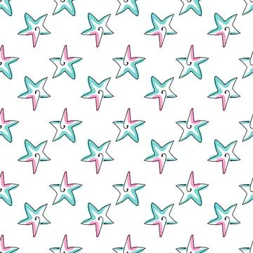 Sea shells doodles 스톡 일러스트