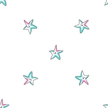 Sea shells doodles 스톡 일러스트