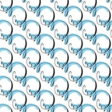 Sea shells doodles 스톡 일러스트