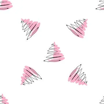 Sea shells doodles Illustrazione stock