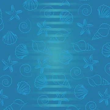 Sea shells Stock Illustration