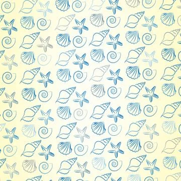 Sea shells Stock Illustration