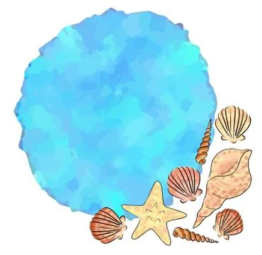 Sea shells Stock Illustration