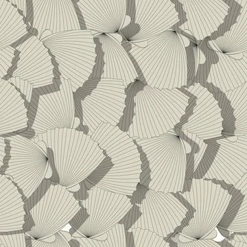 Sea shells pattern Sea shells seamless pattern, cartoon art Copyright: xZo... Stock Photos