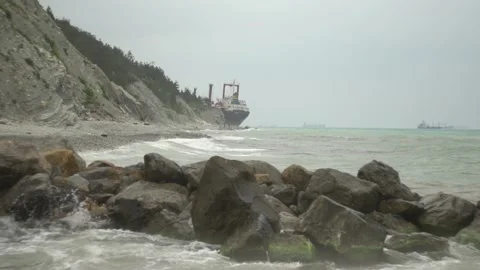 Sea, Ship Video stock 131827128