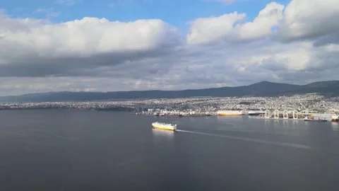 Sea ships landscape Stock Footage 239276512