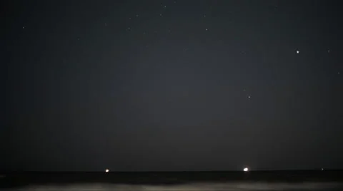 Sea ships night timelapse Stock Footage 59222097