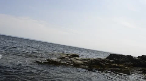 Sea shore Canada Video stock 54447926