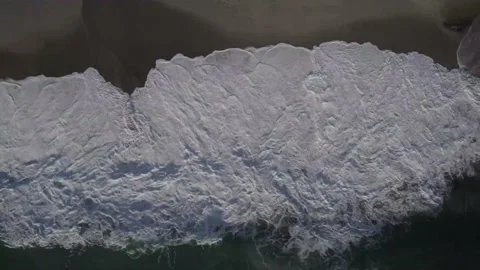 Sea Shore Overhead Video stock 171933766