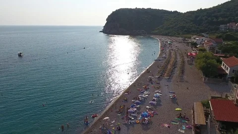 Sea side beach Video stock 77007031