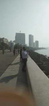 The sea side view Stock Photos