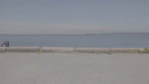 Sea side way Stock Footage 154517828