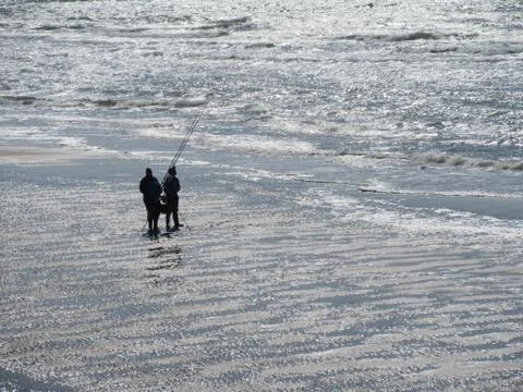 Sea in silver 스톡 사진