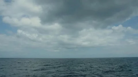 Sea sky horizon Stock Footage 21868484
