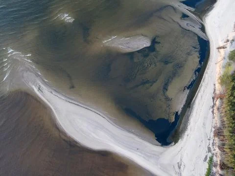The sea from the sky Stock Photos