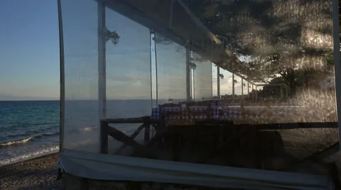 Sea Skyline With Clouds At Sunset 스톡 동영상 62638752