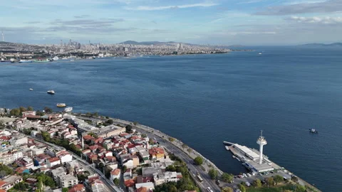 Sea Skyline Stock Footage 253621802