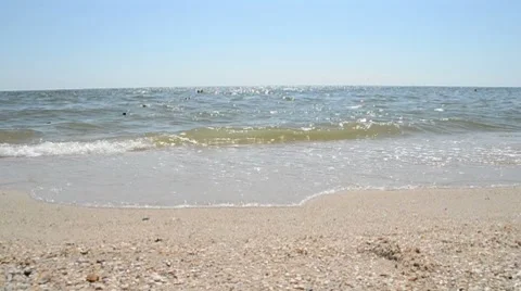 Sea. slow motion. Stock Footage