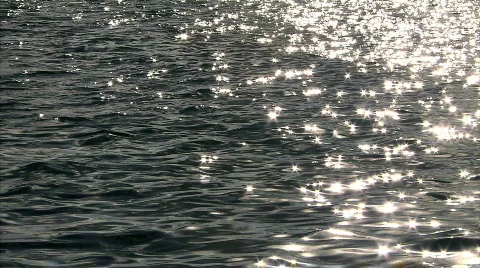 The Sea Sparkles Stock Footage 678440