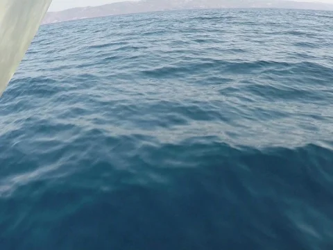 The sea from a speeding boat Stock Footage 87316491