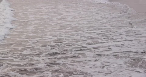 Sea splash over the beach Stock Footage 234837770