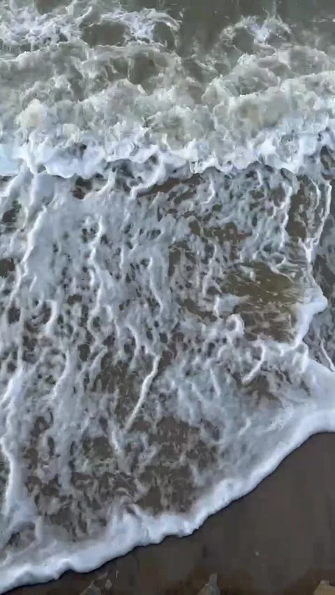 The sea splashes on the shore Stock Footage 288454532