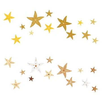 Sea Star fish icon Template vector Stock Illustration