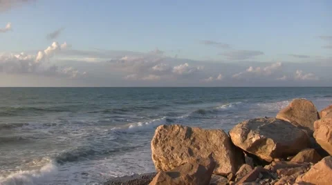 Sea stone Stock Footage 46093344