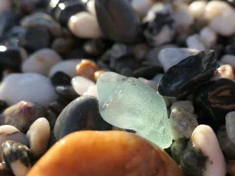 Sea stone (pebble) Stock Photos