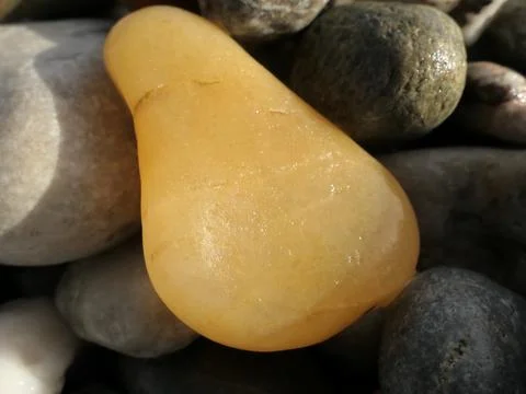 Sea stone (pebble) Stock Photos