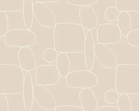 Sea stone wall stylish pattern with white and beige color Stock Illustration