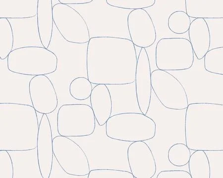 Sea stone wall stylish pattern with blue and beige color Stock Illustration