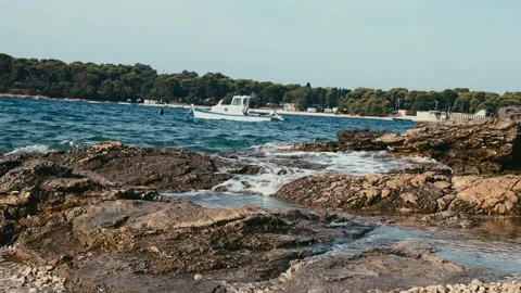 SEA storm Croatia Stock Footage 209244779