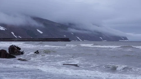 Sea storm Stock Footage 124291208