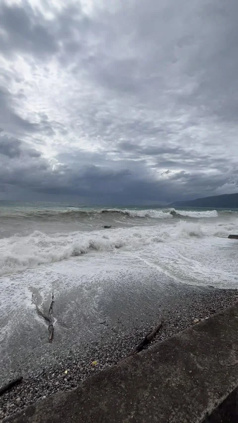 Sea storm Stock Footage 249340709