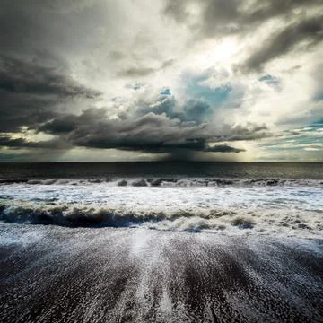 Sea storm image background Stock Photos