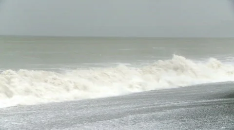 Sea storms house  Stock Footage 471447