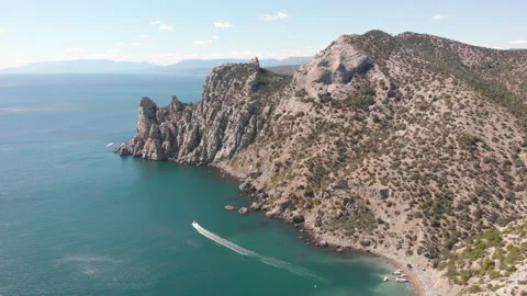Sea summer coast Stock Footage 167258761